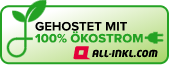 Gehostet mit 100% Ökostrom von All-Inkl.com